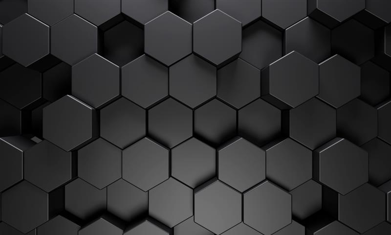 Block Azul 6" Hexagon Matte Glazed Porcelain