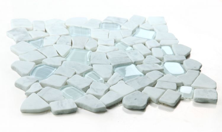 Pebble Carrara 12 x 12