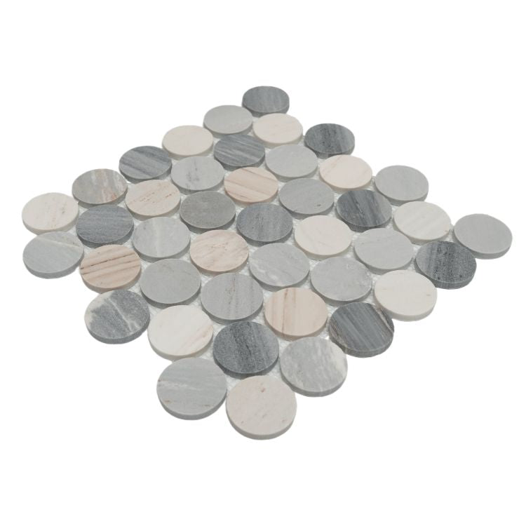 Penny Marble Large Blue 11.75 x 12