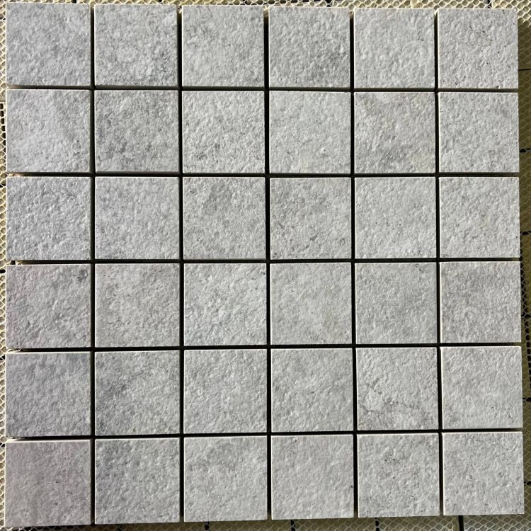 Beat White Square Mosaic 2 x 2 12 x 12