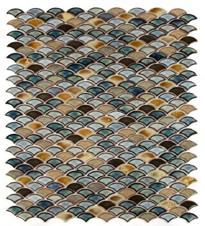 Dragon Scale Olive 10 x 12