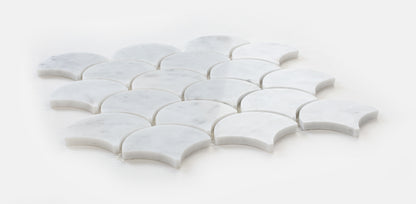 Dragon Scale Carrara 9.75 x 9.75