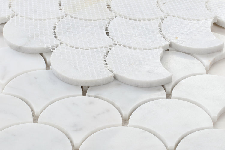 Dragon Scale Carrara 9.75 x 9.75