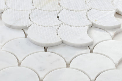 Dragon Scale Carrara 9.75 x 9.75