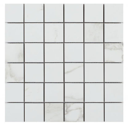Malaysia Calacatta Dora Matte 2 x 2 Square Mosaic 12 x 12
