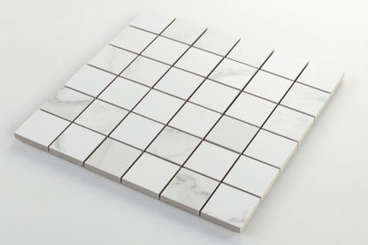 Malaysia Calacatta Dora Matte 2 x 2 Square Mosaic 12 x 12