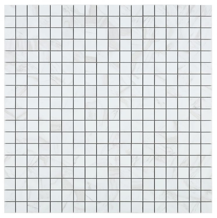 Volakas Premium Matte 2 x 2 Square Mosaic 12 x 12