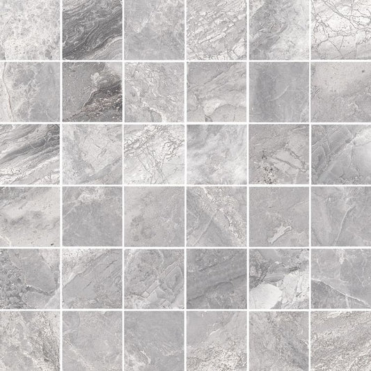 Supreme Silver Naturale Mosaic 12 x 12
