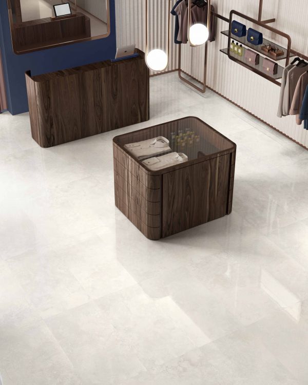 Appia Cross Cut White Polished 24 x 48