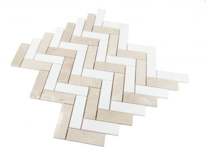 Herringbone Marfil 11 x 12.5