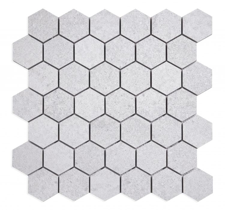 Grant Silver 2 x 2 Hexagon 12 x 12