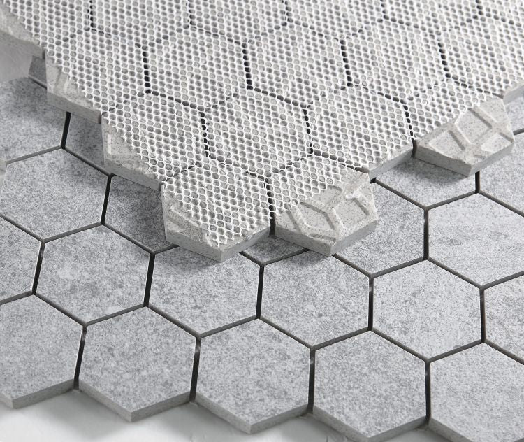 Grant Grey 2 x 2 Hexagon 12 x 12