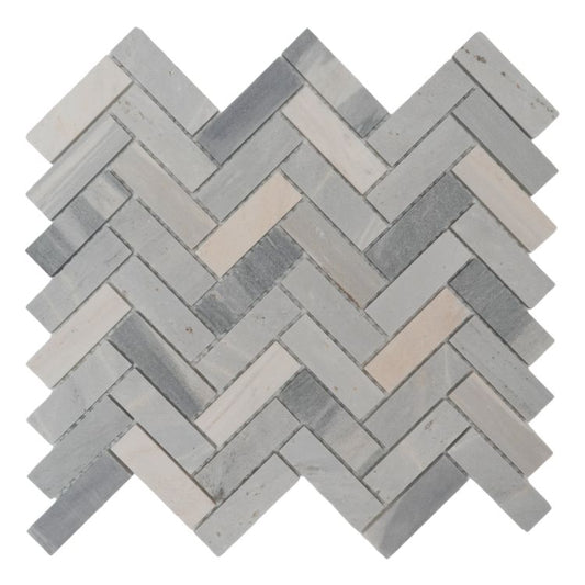 Herringbone Italian Blue 11 x 12.5