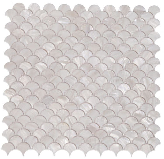 Pearl White Scale 11.75 x 11.75