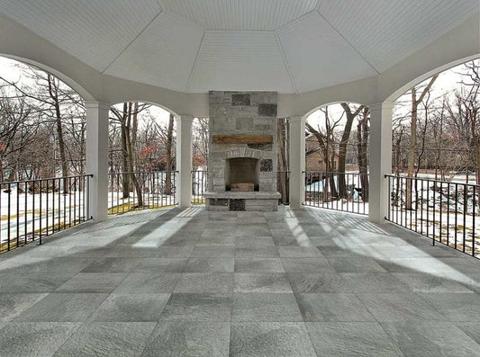 Earth Light Grey 2cm Paver 24 x 24