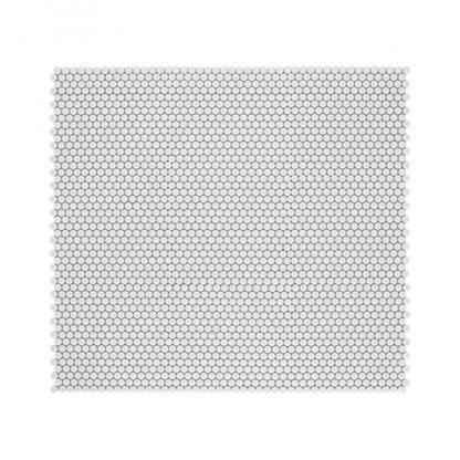 Penny Round White Matte 11.5 x 12.25