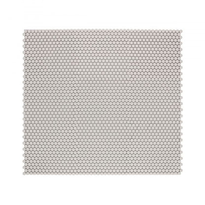 Penny Round Natural Grey Glossy 11.5 x 12.25