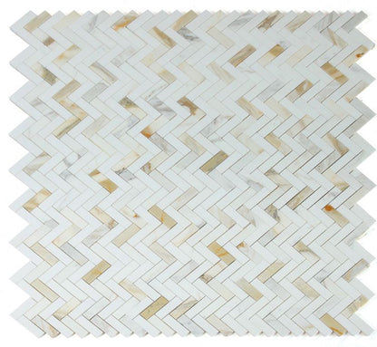 Herringbone Sunrise Polished 11 x 12.5