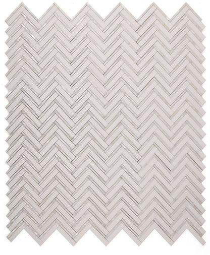 Diana Herringbone Thassos 11 x 11.75
