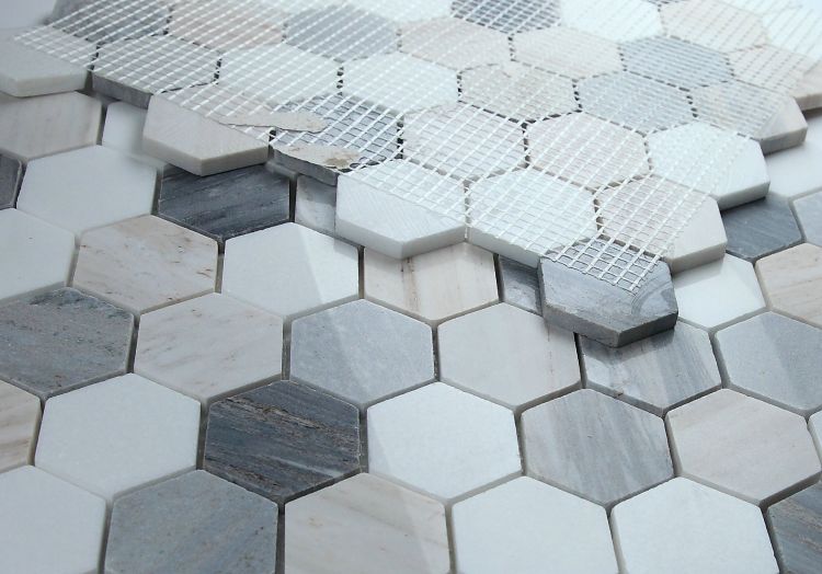 Hexagon Beach 2 x 2 11.75 x 12
