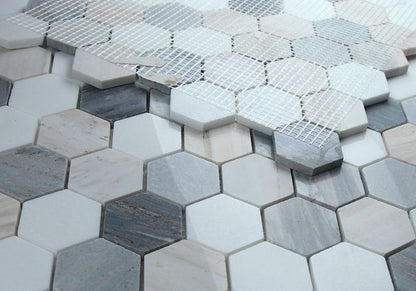 Hexagon Beach 2 x 2 11.75 x 12