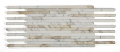 Calacatta Gold Honed Pencil .75 x 12