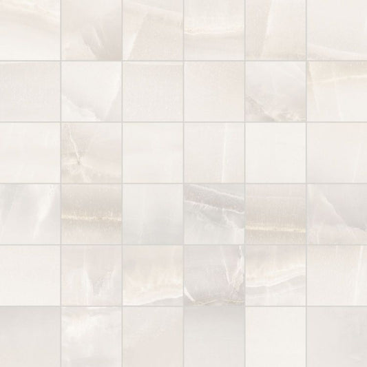Akoya White Matte Mosaic 12 x 12