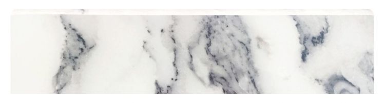 Origines Argent Matte Bullnose 3 x 12