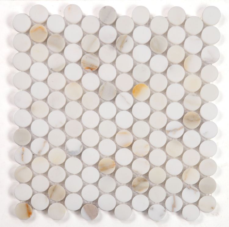 Penny Marble Calacatta Polished 11 x 11.75