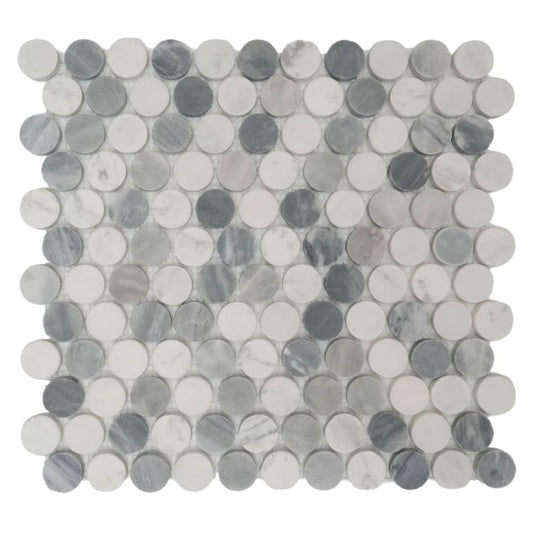 Penny Marble Dusk Honed 11 x 11.75
