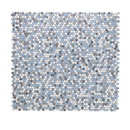 Penny Round Sky 11.5 x 12.25
