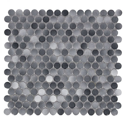 Penny Round Fancy Grey 11.5 x 12.25