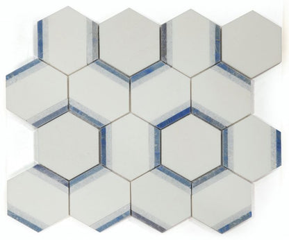 Hexagon Royal Sapphire 12 x 13.75