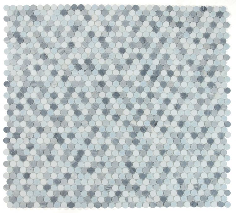 Penny Marble Deep Ocean 11 x 11.75