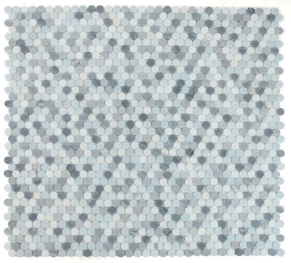 Penny Marble Deep Ocean 11 x 11.75