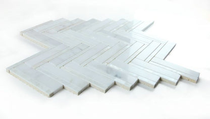 Diana Herringbone White 11 x 11.75