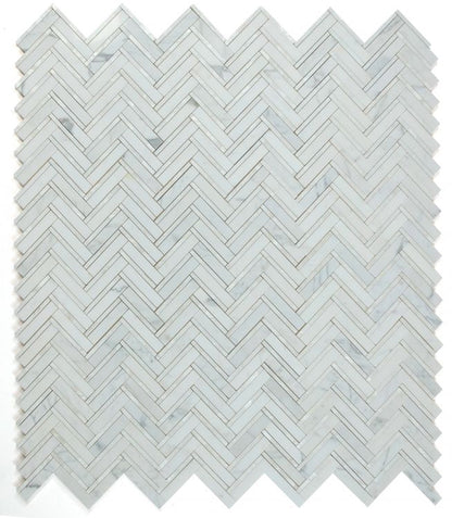 Diana Herringbone White 11 x 11.75