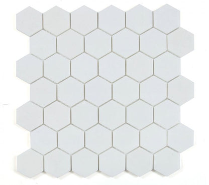 Hexagon Thassos Polished 2 x 2 11.75 x 12