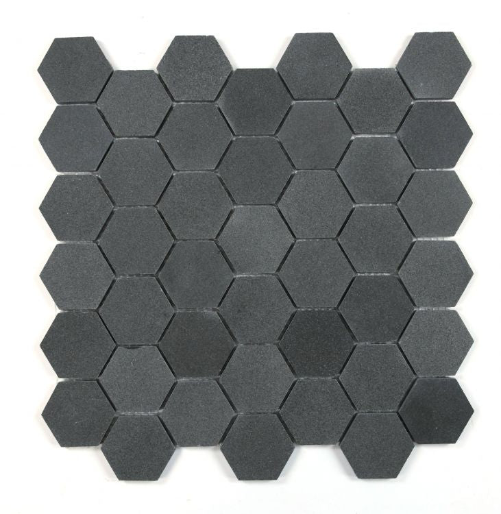Hexagon Basalt 2 x 2 11.75 x 12
