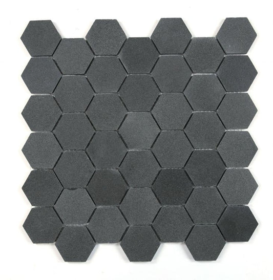 Hexagon Basalt 2 x 2 11.75 x 12