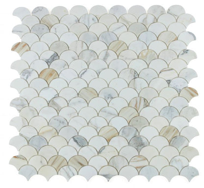 Dragon Scale Calacatta Gold Honed 9.75 x 10