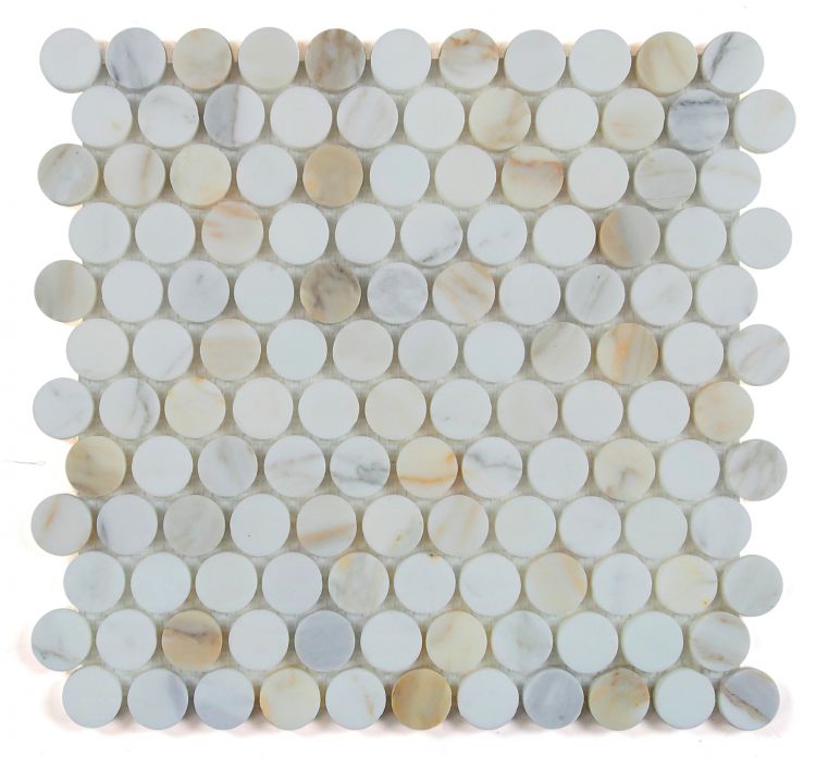 Penny Marble Calacatta Honed 11 x 11.75