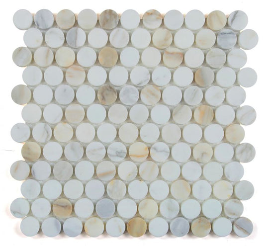Penny Marble Calacatta Honed 11 x 11.75
