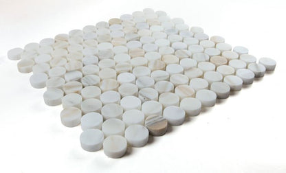 Penny Marble Calacatta Honed 11 x 11.75