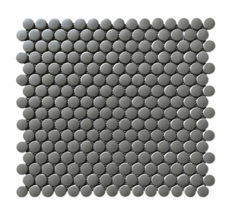 Penny Round Dark Grey Grip 11.5 x 12.25