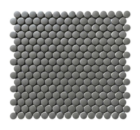 Penny Round Dark Grey Grip 11.5 x 12.25