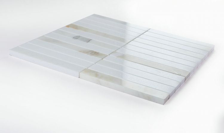 Slot Calacatta Long 11.75 x 11.75