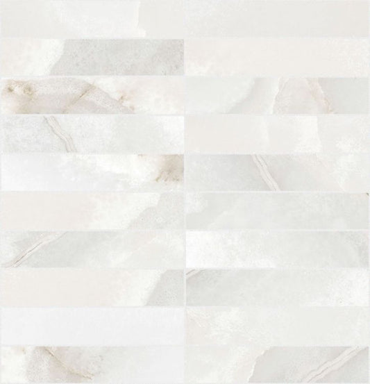 Reves Perle Matte Mosaico 1 x 6 12 x 12