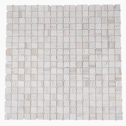Clipped Square Wooden White Honed 11.75 x 11.75