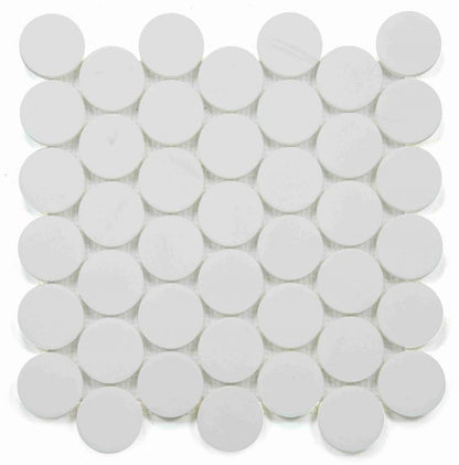 Penny Marble Large Dolomite Honed 2 x 2 11.75 x 12